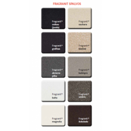 Granitinė plautuvė Franke Basis, BFG 651, Onyx Granitinė plautuvė Franke Basis, BFG 651, Onyx