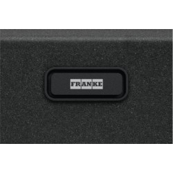 Granitinė plautuvė Franke Maris, MRG 610-52 A, Juoda matinė, juodas rankinis ventilis