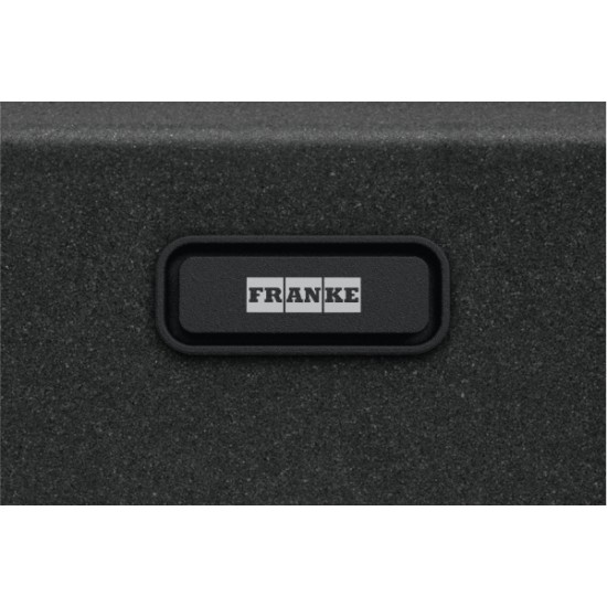 Granitinė plautuvė Franke Maris, MRG 610-52 A, Juoda matinė, juodas rankinis ventilis Granitinė plautuvė Franke Maris, MRG 610-52 A, Juoda matinė, juodas rankinis ventilis