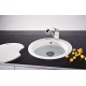Granitinė plautuvė Franke Ronda, ROG 610-41, ekscentrinis ventilis, Onyx