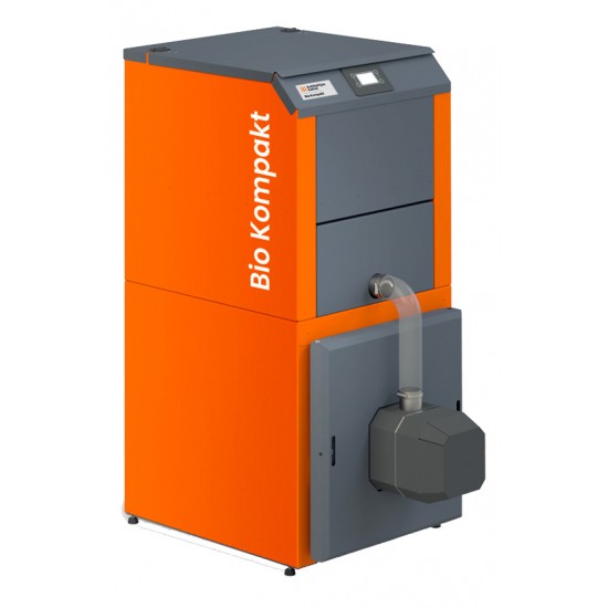 Granulinis katilas BIO KOMPAKT 20kW, su KIPI ROT POWER D20 degikliu su 190L talpa