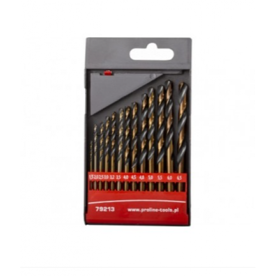Grąžtas metalui 2-8mm 13vnt HSS    DIN338