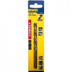 Grąžtas metalui HSS COBALT 8,0 mm blist.