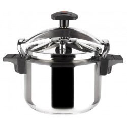 Greitpuodis metalinis AURA 6L 22cm 18/10 indukcinis
