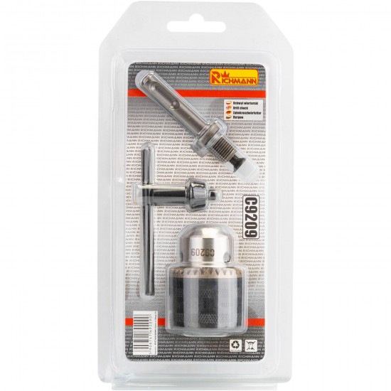 Griebtuvas su SDS adapteriu 1,5 - 13 mm Griebtuvas su SDS adapteriu 1,5 - 13 mm