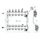 Grindinio šildymo kolekt. su debit., pav.vožtuvais, nuor. ir dren. vent. KAN-therm InoxFlow UFST-8; žiedų sk. 8; ilgis 4
