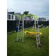 Įbetonuojamas sporto kompleksas-aikštelė vaikams SANRO FITNESS-4 baltai-salotinis, iki 100kg Įbetonuojamas sporto kompleksas-aikštelė vaikams SANRO FITNESS-4 baltai-salotinis, iki 100kg