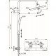 Ideal Standard Ceratherm T25+ dušo sistema su termostatiniu maišytuvu, dušo galva Ø260 mm, rankinis dušas Ø100 mm, juoda