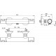 Ideal Standard Ceratherm T25 termostatinis dušo maišytuvas, matinė juoda