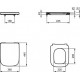 Ideal Standard i.life B sėdynė su Soft close dangčiu, balta