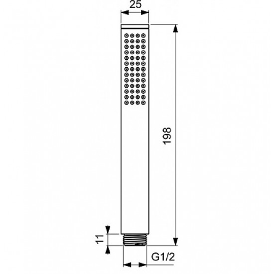 Ideal Standard metalinis rankinis dušas