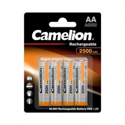 Įkraunami elementai, NH-AA2500BP4, CAMELION, 4 vnt.