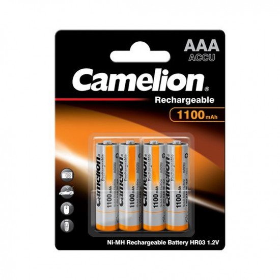 Įkraunami elementai NH-AAA1100BP4, CAMELION, 4 vnt Įkraunami elementai NH-AAA1100BP4, CAMELION, 4 vnt