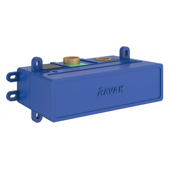 Įmontuojamo dušo maišytuvo Ravak potinkinė dalis R-Box Horizontal, RB 07D.50