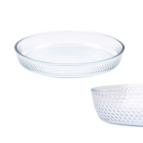 Indas kepimui stiklinis 3.2L 35*24.4*6.6cm oval