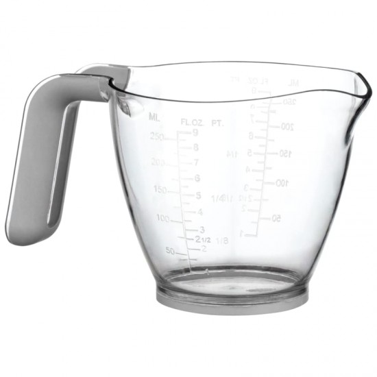 Indas matavimui plast. 250ml su guma Indas matavimui plast. 250ml su guma