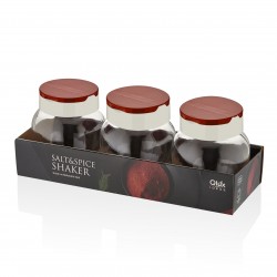 Indeliai stikl. prieskoniams 370ml 3vnt C-265