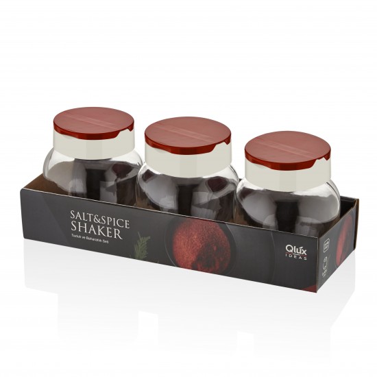 Indeliai stikl. prieskoniams 370ml 3vnt C-265