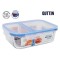 Indelis maisto laikymui stikl. 1.4L 2sk. D24933 QT