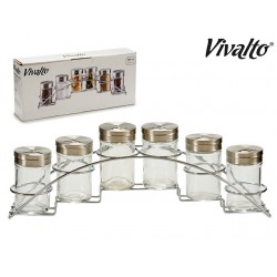 Indelių prieskoniams rink. 6vnt su stovu Vivalt