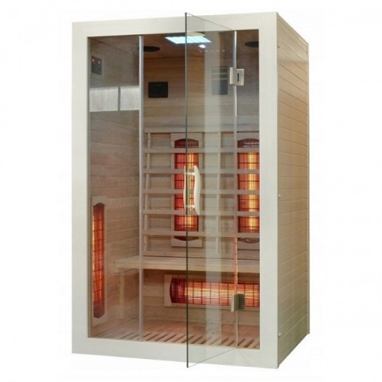 Infraraudonųjų Spindulių Pirtis AMO-EA2R BIANCO 121x106x192 cm. Infraraudonųjų Spindulių Pirtis AMO-EA2R BIANCO 121x106x192 cm.