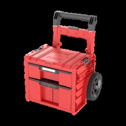 Įrankių dėžė su ratukais PRO 2.0 PLUS, 2 stalčiai, QBRICK