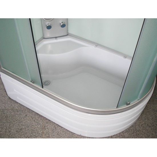 IŠPARDAVIMAS! Masažinė dušo kabina R8606 kairė fabric/white