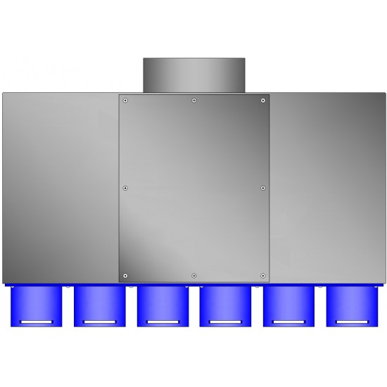 Izoliuotas oro paskirstymo kolektorius MAINCOR, AM12, 12x75/125