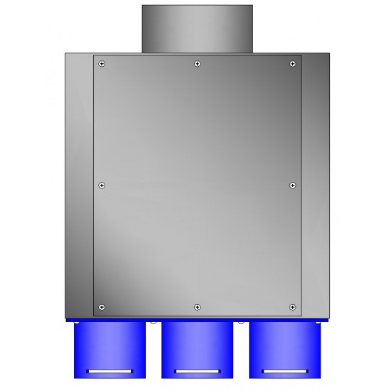 Izoliuotas oro paskirstymo kolektorius MAINCOR, AM6H, 6x75/125