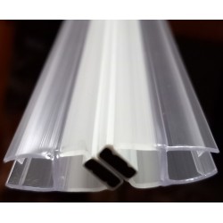 Juosta plast. dušo kab. durims 1.90m 6 mm stiklui (magnetukas) kompl.
