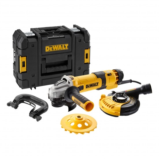 Kampinis šlifuoklis DeWalt DWE4257KT-QS; 1500W Kampinis šlifuoklis DeWalt DWE4257KT-QS; 1500W