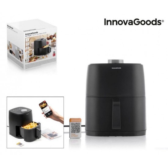 Karšto oro gruzdintuvė 2.0L 1200W BLACK 103713 Karšto oro gruzdintuvė 2.0L 1200W BLACK 103713