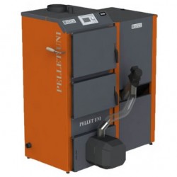 Katilas PELLET UNI 26 su 26 kW KIPI ROT POWER degikliu ir 320 l talpa