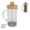 Kavinukas stikl. 650ml nuspaudž. OPEN