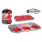 Kepimo forma keksiuk met/silikon28.5*19*3cm 250SAN