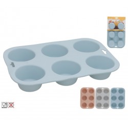 Kepimo forma silikon. 6vnt keksiukams 25*17*3cm