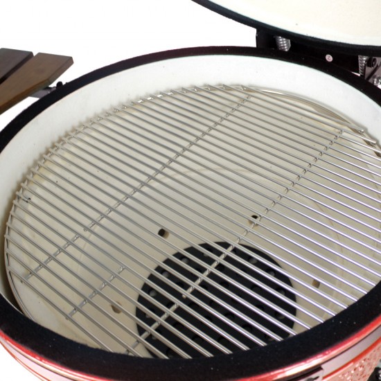 Kepsninė Kamado Media E-21 BBQ Raudona Kepsninė Kamado Media E-21 BBQ Raudona