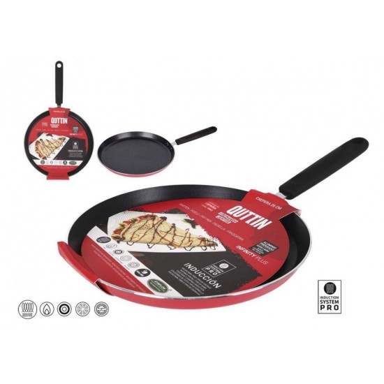 Keptuvė 25cm 2.5mm indukc blynams CRE25ROS