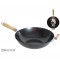 Keptuvė met. 30cm indukc. med. rankena WOK