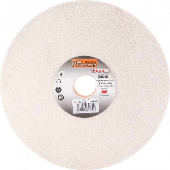 KERAMINIS ŠLIFAVIMO DISKAS 250 x 25 x 32 99A60K KERAMINIS ŠLIFAVIMO DISKAS 250 x 25 x 32 99A60K