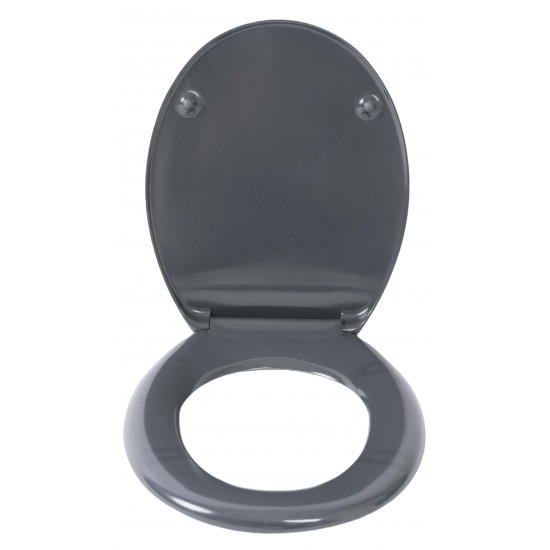 Klozeto dangtis DU07 lėtas dark grey