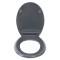 Klozeto dangtis DU07 lėtas dark grey