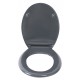 Klozeto dangtis DU07 lėtas dark grey