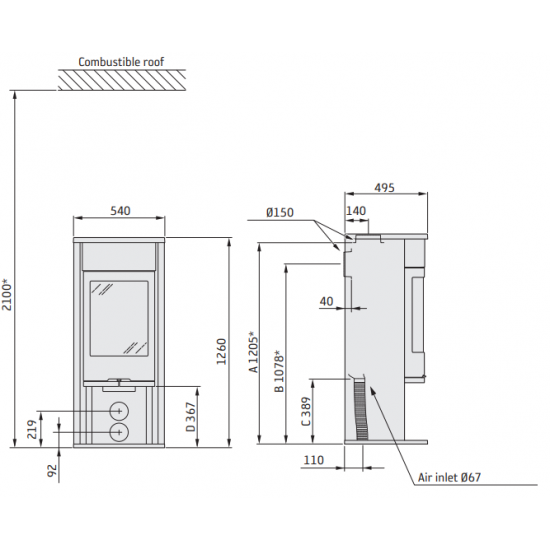 Krosnelė CONTURA C610:3 Style, pilkos spalvos, kompl (798400, 803647, 398283)