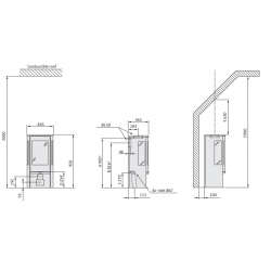 Krosnelė CONTURA C856G:2 Style, balta, su stikliniu viršumi (998454, 998661,203149)