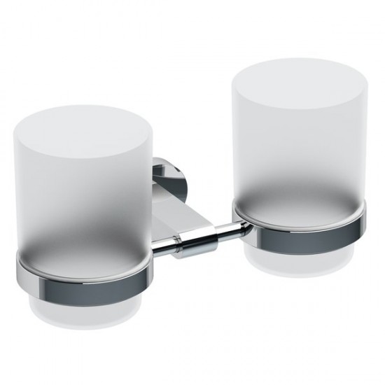 Laikiklis Ravak Chrome, CR 220.00 su dviem stiklinėmis Laikiklis Ravak Chrome, CR 220.00 su dviem stiklinėmis