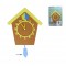 Laikrodis plast. sieninis 24*25cm EVA HOME