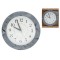 Laikrodis plast. sieninis 30cm MARBLE