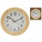 Laikrodis plast. sieninis 30cm WOOD