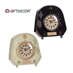 Laikrodis stalinis met. 23*21*7cm RADIO